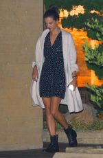 ALESSANDRA AMBROSIO Leaves a Dinner in Malibu 10/14/2017