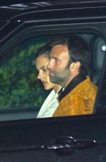 ALESSANDRA AMBROSIO Leaves a Dinner in Malibu 10/14/2017