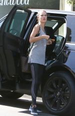 ALESSANDRA AMBROSIO Out and About in Brentwood 10/09/2017