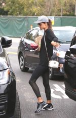ALESSANDRA AMBROSIO Out and About in Brentwood 10/30/2017