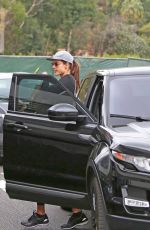 ALESSANDRA AMBROSIO Out and About in Brentwood 10/30/2017