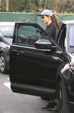 ALESSANDRA AMBROSIO Out and About in Brentwood 10/30/2017
