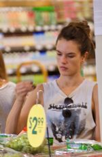 ALESSANDRA AMBROSIO Shopping at Whole Foods in Brentwood 10/20/2017