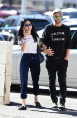 ALESSANDRA TORRESANI and Sturgis Adams Out for Lunch in Los Angeles 10/21/2017