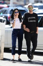 ALESSANDRA TORRESANI and Sturgis Adams Out for Lunch in Los Angeles 10/21/2017