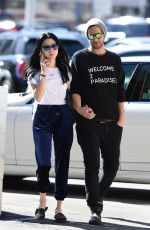 ALESSANDRA TORRESANI and Sturgis Adams Out for Lunch in Los Angeles 10/21/2017