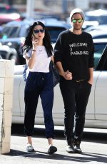 ALESSANDRA TORRESANI and Sturgis Adams Out for Lunch in Los Angeles 10/21/2017