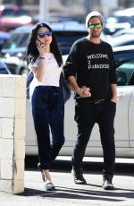 ALESSANDRA TORRESANI and Sturgis Adams Out for Lunch in Los Angeles 10/21/2017