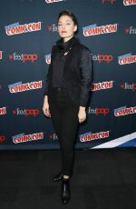 ALEXA DAVALOS at Electric Dreams Panel at New York Comic-con 10/06/2017