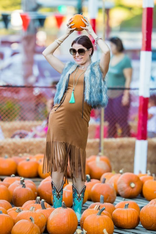 ALI LEVINE at a Pumpkin Patch in Los Angeles 10/21/2017