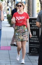 ALICE EVE Out for Lunch at Cafe Gratitude in Beverly Hills 10/05/2017
