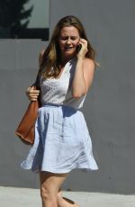 ALICIA SILVERSTONE Leaves Crossroads Kitchen in West Hollywood 10/04/2017