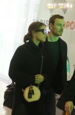 ALICIA VIKANDER at Charles De Gaulle Airport in Paris 10/04/2017