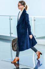 ALICIA VIKANDER at JFK Airport in New York 10/27/2017