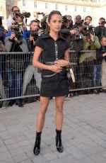 ALICIA VIKANDER at Louis Vuitton Fashion Show at Paris Fashion Week 10/03/2017