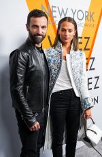 ALICIA VIKANDER at Volez, Voguez, Voyagez: Louis Vuitton Exhibition Opening in New York 10/26/2017