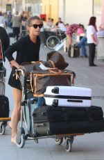 ALICIA VIKANDER Flies Out of Ibiza After Her Wedding with Michael Fassbender 10/17/2017