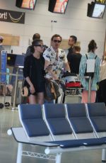 ALICIA VIKANDER Flies Out of Ibiza After Her Wedding with Michael Fassbender 10/17/2017