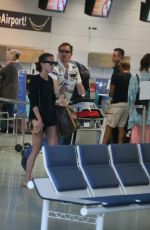 ALICIA VIKANDER Flies Out of Ibiza After Her Wedding with Michael Fassbender 10/17/2017