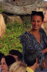 ALICIA VIKANDER Wear Wedding Rings After Reportedly Marrying in Ibiza 10/16/2017