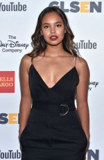 ALISHA BOE at Glsen Respect Awards in Los Angeles 10/20/2017