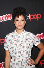 ALISHA WAINWRIGHT at Shadowhunters Panel at New York Comic-con 10/07/2017
