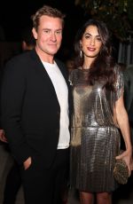 AMAL CLOONEY at William Vintage x Farfetch Unveiling of Gianni Versace Archive in Beverly Hills 10/05/2017