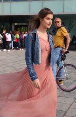 AMANDA CERNY Out and About in Barcelona 10/09/2017