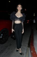 AMANDA STEELE Arrives at Highlight Room in Hollywood 10/12/2017