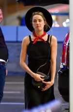 AMBER HEARD at LAX Airport in Los Angeles 10/02/2017