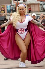 AMBER ROSE at Her 3rd Annual Slutwalk in Los Angeles 10/01/2017