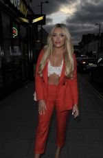 AMBER TURNER Night Out in Essex 10/04/2017