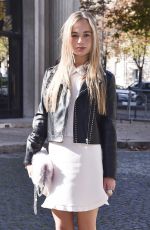 AMELIA WINDSOR at Miu Miu Fashion Show in Paris 10/03/2017