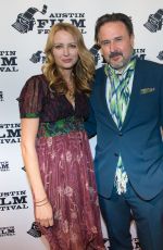 AMY ACKER at Amanda and Jack Go Glamping Premiere at Austin Film Festival 10/29/2017