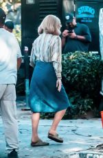 AMY ADAMS on the Set of Backseat in Los Angeles 10/12/2017