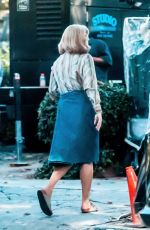 AMY ADAMS on the Set of Backseat in Los Angeles 10/12/2017
