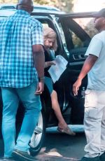 AMY ADAMS on the Set of Backseat in Los Angeles 10/12/2017