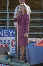 AMY ADAMS on the Set of Backseat in Los Angeles 10/24/2017