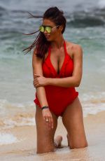 AMY CHILDS in Swimsuit at a Beach in Cape Verde 10/27/2017