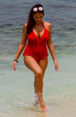 AMY CHILDS in Swimsuit at a Beach in Cape Verde 10/27/2017