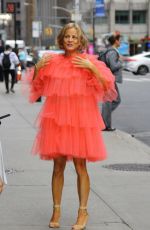 AMY SEDARIS Arrives at Late Show with Stephen Colbert in New York 10/23/2017