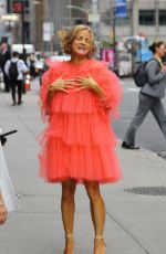 AMY SEDARIS Arrives at Late Show with Stephen Colbert in New York 10/23/2017