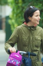 ANDREA CORR Out Shopping on Kings Road in Chelsea 10/02/2017