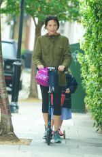 ANDREA CORR Out Shopping on Kings Road in Chelsea 10/02/2017