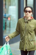 ANDREA CORR Out Shopping on Kings Road in Chelsea 10/02/2017