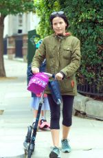 ANDREA CORR Out Shopping on Kings Road in Chelsea 10/02/2017