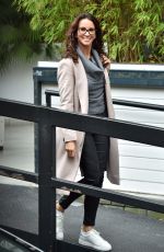 ANDREA MCLEAN Leaves ITV Studio in London 10/10/2017