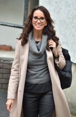 ANDREA MCLEAN Leaves ITV Studio in London 10/10/2017