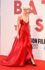 ANDREA RISEBOROUGH at Battle of the Sexes Premiere at 61st BFI London Film Festival 10/07/2017