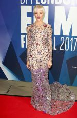 ANDREA RISEBOURGH at 61st BFI London Film Festival Awards in London 10/14/2017